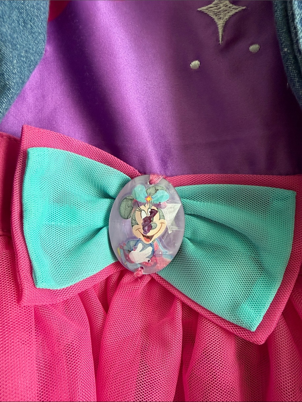Girls' Minnie Mouse Disneyland 70th Anniversary Tulle Dress Jacket, 4 - Picture 6 of 9
